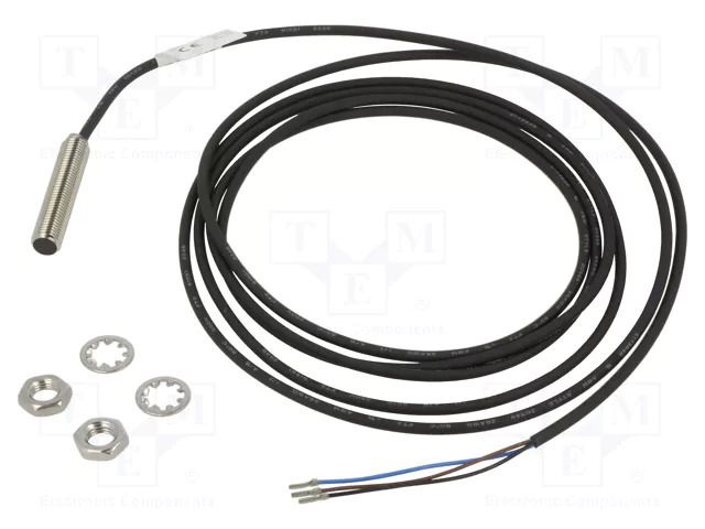 Sensor: inductive; OUT: PNP NO; 0÷1.5mm; 10÷30VDC; M8; 2m; IP68; 5kHz BALLUFF BES00CU