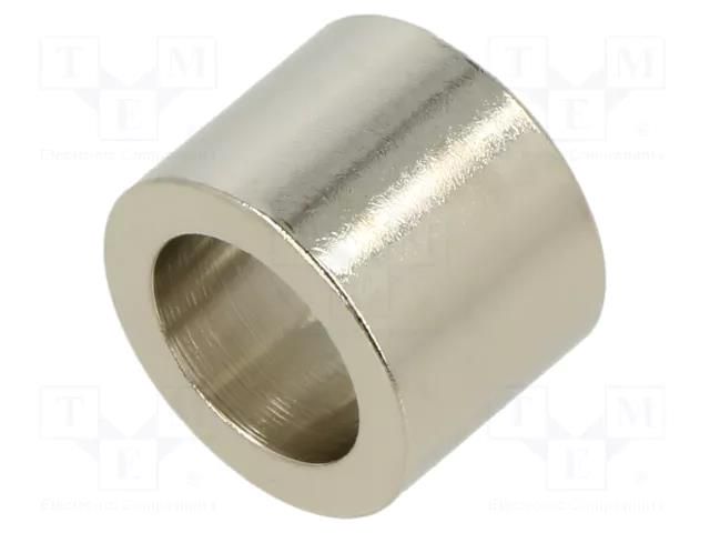 Spacer sleeve; 12mm; cylindrical; brass; nickel; Out.diam: 16mm DREMEC DR3116/10.5X12
