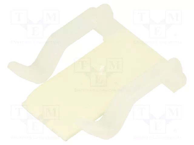 Self-adhesive cable holder; polyamide; natural; UL94V-2; W: 23mm HELLERMANNTYTON TY8H1S-PA66-NA