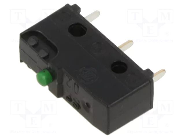 Microswitch SNAP ACTION; 0.1A/250VAC; 0.1A/80VDC; without lever ZF DB3C-C1AA