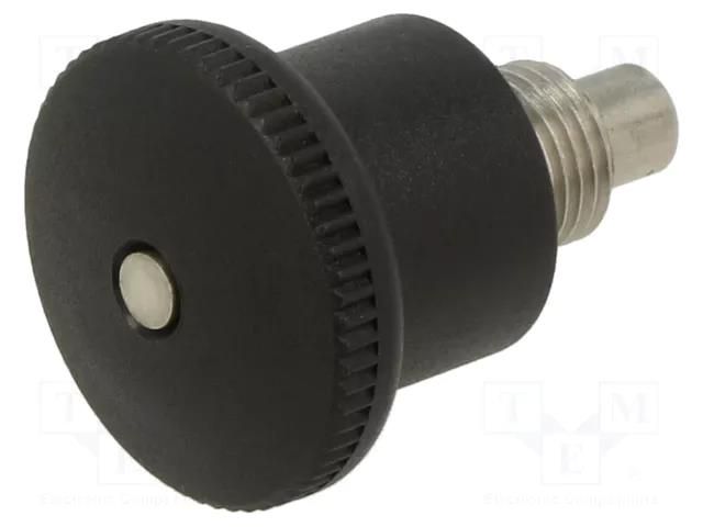 Mount.elem: indexing plungers; without rest position,with knob ELESA+GANTER GN822.7-10-M16-B