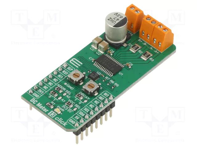 Click board; prototype board; Comp: TB67H481FNG; motor driver MIKROE MIKROE-5101
