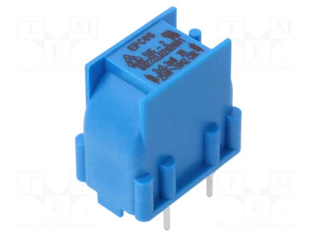 Inductor: common mode; THT; 2.2mH; 2A; 130mΩ; ±30%; vertical; 4mm EPCOS B82722J2202N001