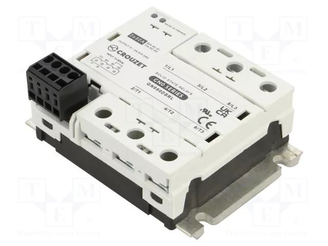 Relay: solid state; Ucntrl: 12÷30VDC; 50A; 24÷510VAC; 1-phase CROUZET GN050DSRL