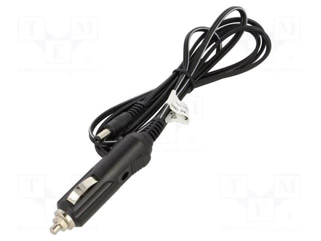 Automotive/main power supply; DC 5,5/2,1 plug; Sup.volt: 12VDC GOOBAY CAR-317
