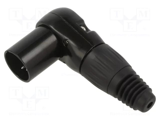 Connector: XLR; plug; male; RAMP; PIN: 4; angled 90°; for cable CLIFF FC619304