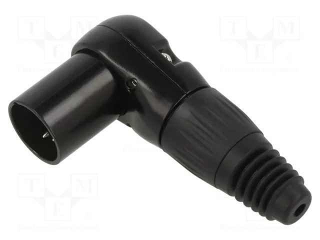 Connector: XLR; plug; male; RAMP; PIN: 5; angled 90°; for cable CLIFF FC619305