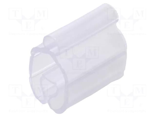 Markers; 8÷16mm; PVC; transparent; -30÷60°C; PT+30; UL94V-0; W: 10mm PARTEX PT+30015A