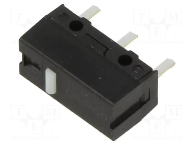 Microswitch SNAP ACTION; 0.001A/6VDC; without lever; SPST-NO OMRON Electronic Components D2FC-F-7N-20M