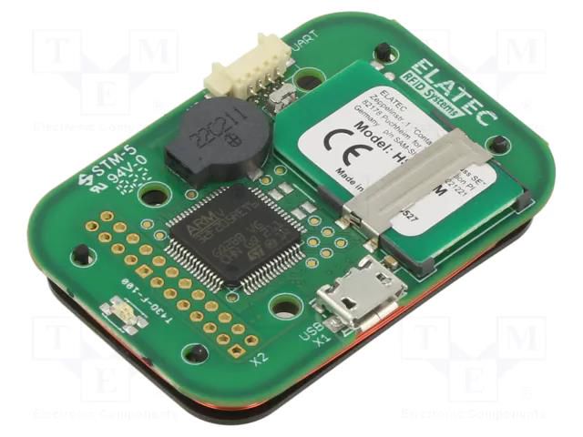 RFID reader; 4.3÷5.5V; antenna; Range: 76mm; 50x35x7mm; 120mA ELATEC T43O-F6C0-PI