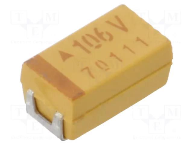 Capacitor: tantalum; 10uF; 35VDC; SMD; C; 2312; ±20%; -55÷125°C KYOCERA AVX TRJC106K035R0600