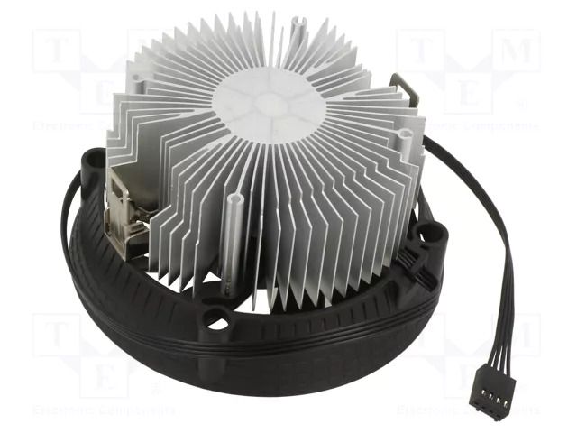 Heatsink: extruded; 12VDC; aluminium; 87.2m3/h; H: 63mm; W: 120mm Akasa AK-CC1108HP01