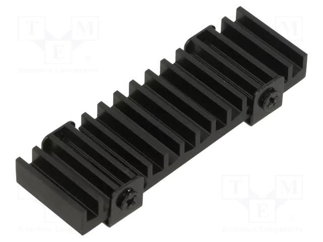 Heatsink: extruded; black; L: 71.5mm; W: 22mm; H: 8mm; aluminium Akasa A-M2HS02-BK