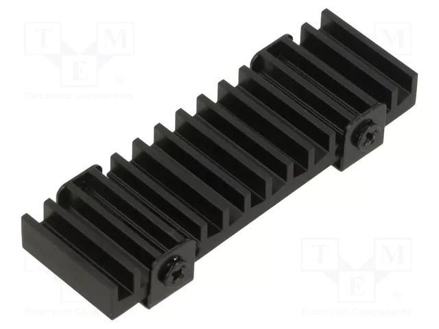 Heatsink: extruded; black; L: 71.5mm; W: 22mm; H: 8mm; aluminium Akasa A-M2HS02-BK