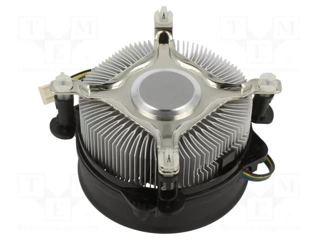 Heatsink: extruded; 12VDC; aluminium; 96.5m3/h; H: 58.5mm; W: 95mm Akasa AK-CC7108EP01