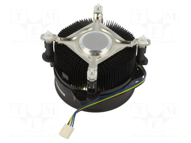 Heatsink: extruded; 12VDC; aluminium; 96.5m3/h; H: 62.3mm; W: 94.8mm Akasa AK-CC7117EP01