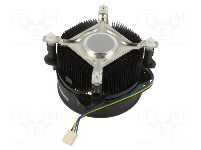 Heatsink: extruded; 12VDC; aluminium; 96.5m3/h; H: 62.3mm; W: 94.8mm Akasa AK-CC7117EP01