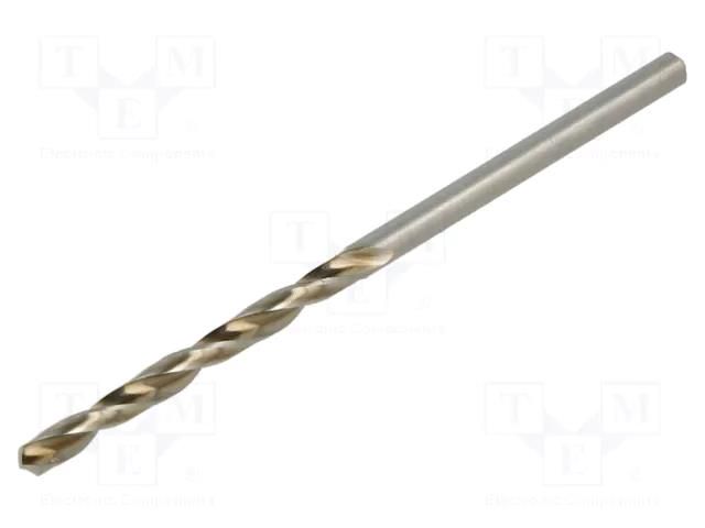 Drill bit; for metal; Ø: 2.5mm; high speed steel; 3pcs; blister ALPEN-MAYKESTAG ALP.18100250100
