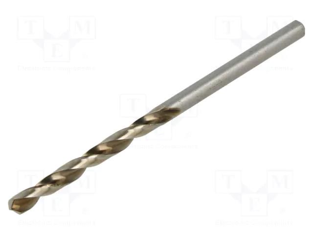 Drill bit; for metal; Ø: 3.3mm; high speed steel; 3pcs; blister ALPEN-MAYKESTAG ALP.18100330100