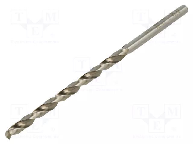 Drill bit; for metal; Ø: 6mm; L: 139mm; high speed steel; blister ALPEN-MAYKESTAG ALP.52800600100