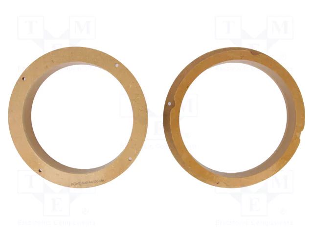 Spacer ring; MDF; 200mm; Audi; impregnated,varnished; 2pcs. 4CARMEDIA MDF-D.102