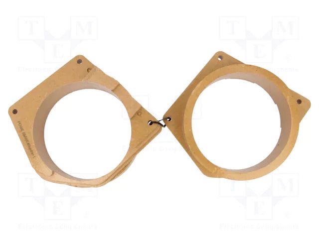 Spacer ring; MDF; 165mm; BMW; impregnated,varnished; 2pcs. 4CARMEDIA MDF-D.103