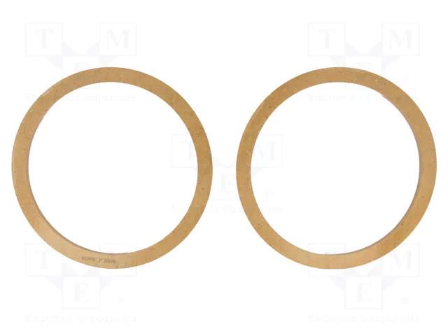 Spacer ring; MDF; 200mm; impregnated,varnished; 2pcs. 4CARMEDIA MDF-P200/8