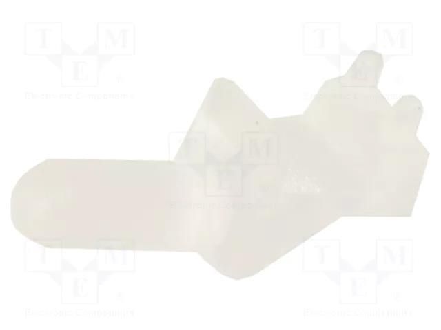 Fiber for LED; Ø3mm; Front: convex; angular,with PCB mounting BIVAR SLP3-150-300-R