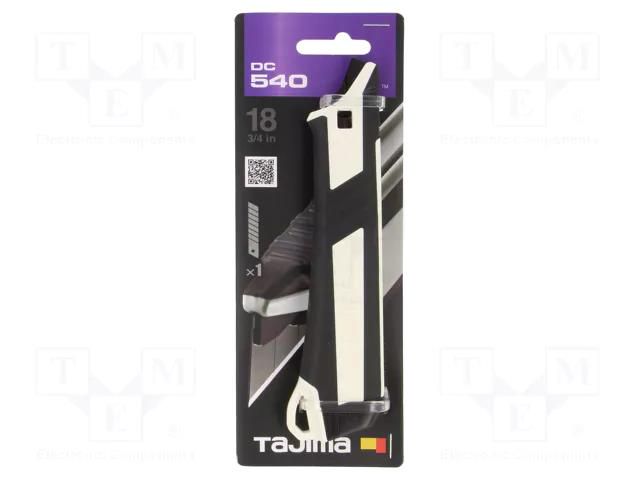 Knife; professional,universal; 18mm TAJIMA TJ-DC540N/W1