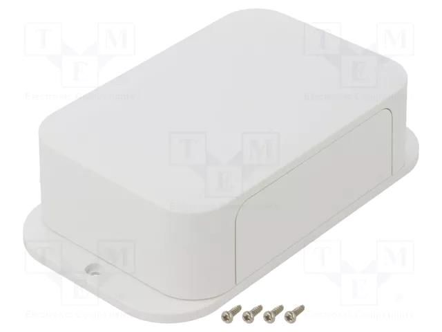 Enclosure: with panel; with fixing lugs; PFF; X: 85.3mm; Y: 149.3mm TAKACHI TKC-PFF13-4-9W