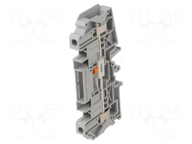Splice terminal: rail; screw terminal; yellow-green; polyamide PHOENIX CONTACT UT6-T/SP