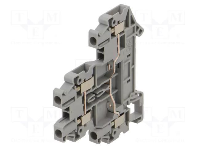 Splice terminal: rail; UTTB; 24A; 800V; for DIN rail mounting PHOENIX CONTACT UTTB2.5
