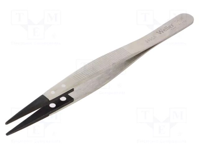 Tweezers; 130mm; for precision works; Blade tip shape: sharp WELLER WEL.249SA
