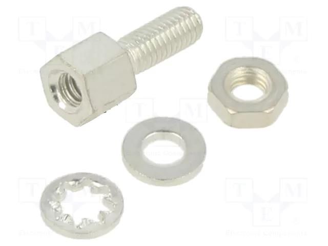 Screw for D-Sub (kit) 863001TLF AMPHENOL COMMUNICATIONS SOLUTIONS 863001TLF