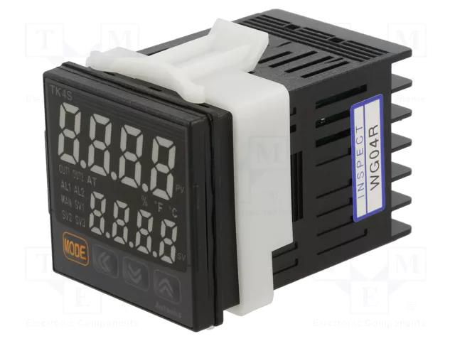 Module: regulator; temperature; SPST-NO; OUT 2: alarm,SPST-NO AUTONICS TK4S-24RR