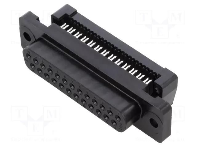 connector 25 POS HDF RCPT, AP, LEAD FREE TE Connectivity 1658614-2