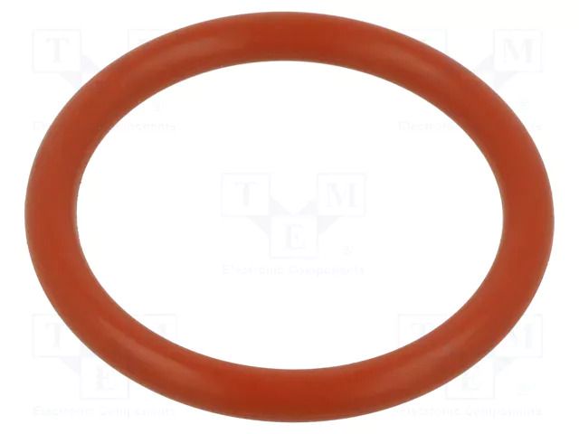 O-ring gasket; silicone; Thk: 6mm; Øint: 50mm; red; -60÷160°C ORING USZCZELNIENIA TECHNICZNE O-50X6-SI-RD