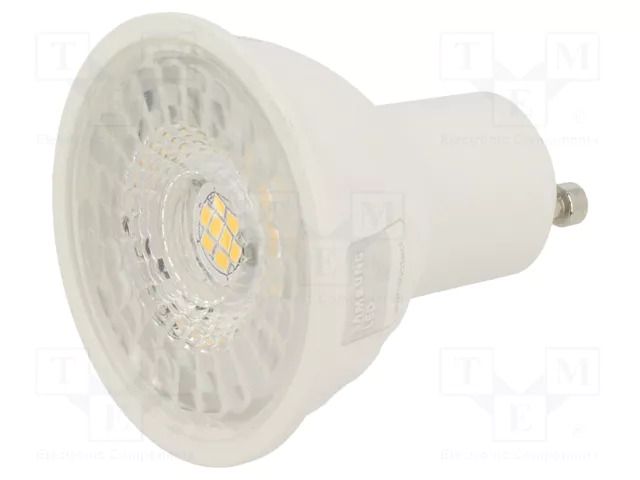 LED lamp; neutral white; GU10; 220/240VAC; 445lm; P: 6W; 110°; 4000K V-TAC VT-247