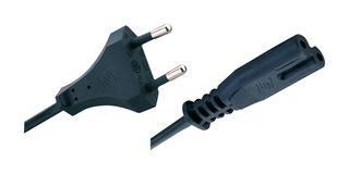 POWER CORD, CEE 7/16 PLUG-60320 C7, 6.6  200-20M