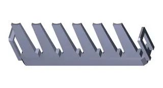TPA, 6POS, NYLON, NATURAL, 5.7MM 105415-0006.