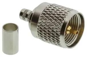 RF/COAXIAL, UHF PLUG, STRAIGHT, CRIMP 182115