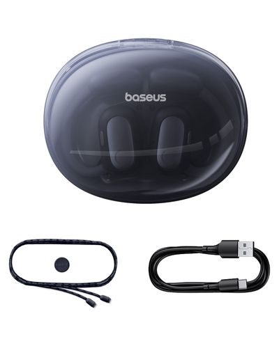 Belaidės Bluetooth 5.3 ausinės Eli Sport 1 su įkrovimo dėklu, juodos A00064400121-00 6932172648275