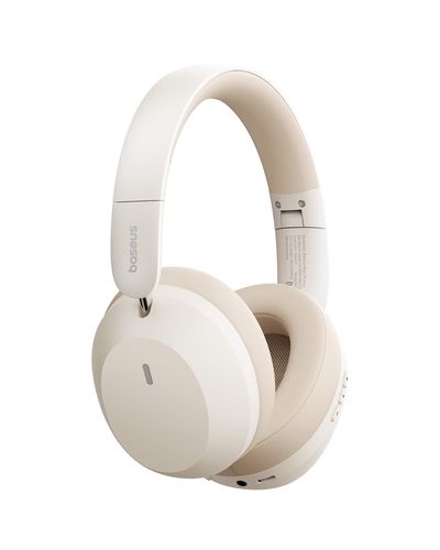 Wireless Bluetooth 5.3 Over-Ear Headphones Bass 35 Max with Microphone, White A00070800221-00 6932172657840