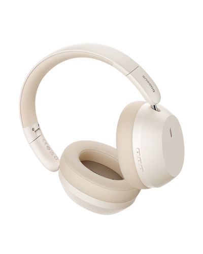 Wireless Bluetooth 5.3 Over-Ear Headphones Bass 35 Max with Microphone, White A00070800221-00 6932172657840