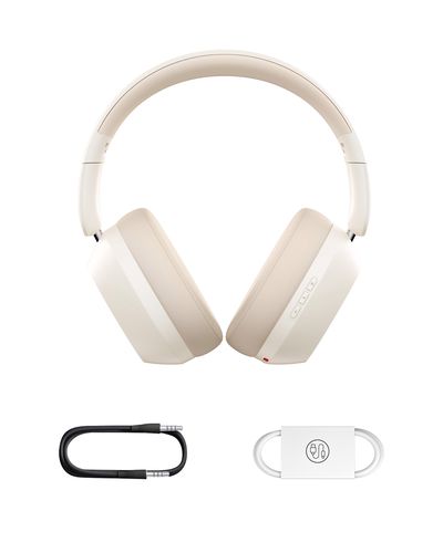 Wireless Bluetooth 5.3 Over-Ear Headphones Bass 35 Max with Microphone, White A00070800221-00 6932172657840