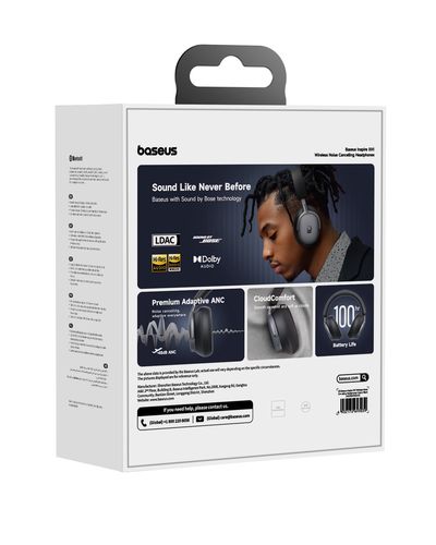 Беспроводные наушники с Bluetooth 6.1 Inspire XH1 с шумоподавлением, черный A00085701123-00 6932172693039