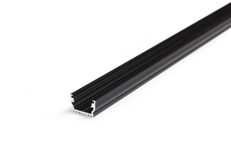 LED Profile UNI12 BCD/U 1000 black anod. A1010021 5901597203582