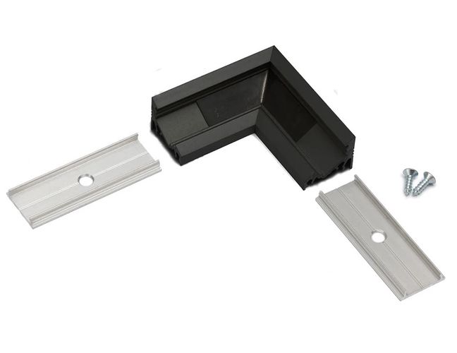connector CORNER14 90deg. black /plastic bag A4990021 5901597238935