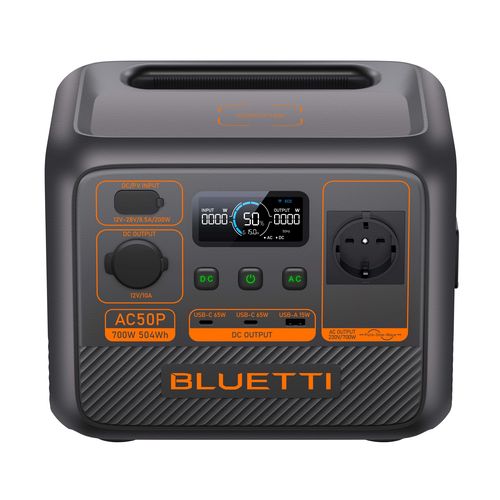 BLUETTI Kilnojama energijos stotelė 700W 504Wh LiFePO4 AC50P 6970991296536