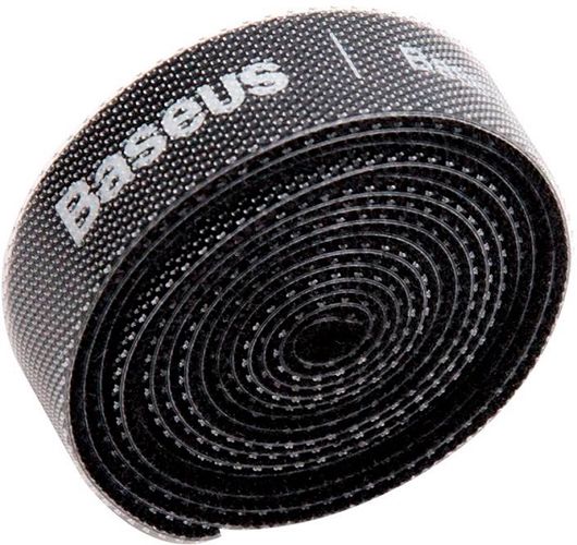 Convient Velcro strap for cords, black 1m BASEUS ACMGT-E01 6953156293441